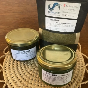 Produits à base de spiruline créés par Filauvert à Aurillac